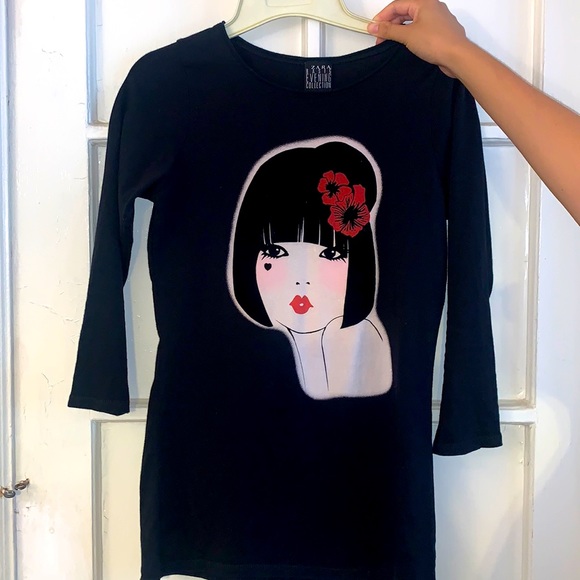 Zara Basic Vintage Tee - Picture 1 of 1